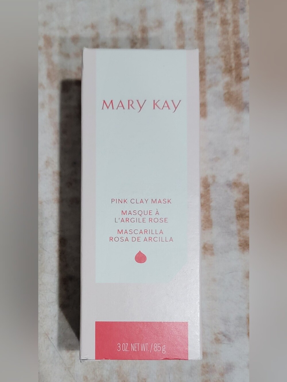 Mary Kay Pink Clay Mask - Light Pink and White Packaging